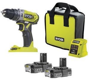 Ryobi R18PD2-220S | ONE+ | 18V Snoerloze Klopboormachine (2x 2.0Ah) 5133004459