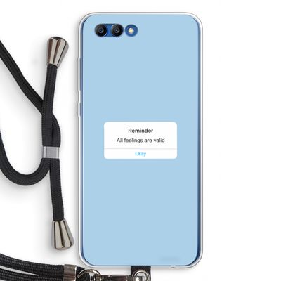 Reminder: Honor 10 Transparant Hoesje met koord