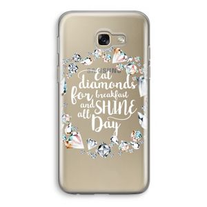 Diamonds: Samsung Galaxy A5 (2017) Transparant Hoesje
