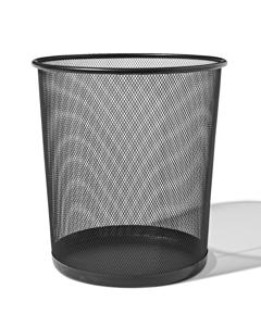 HEMA Prullenbak 12L Zwart