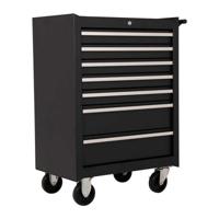 Gereedschapswagen 7 laden zwart