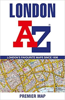 Stadsplattegrond Premier Map London | A-Z Map Company Stadsplattegrond Premier Map London | A-Z Map Company