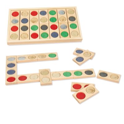 Goula dominospel junior 33,5 x 20 cm hout naturel Goula dominospel junior 33,5 x 20 cm hout naturel