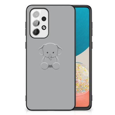 Samsung Galaxy A73 Hoesje Grijs Baby Olifant