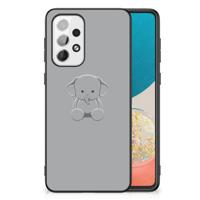 Samsung Galaxy A73 Hoesje Grijs Baby Olifant