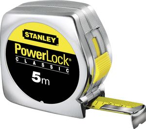 Stanley handgereedschap Rolbandmaat Powerlock 5m - 19mm - 0-33-194 - 0-33-194