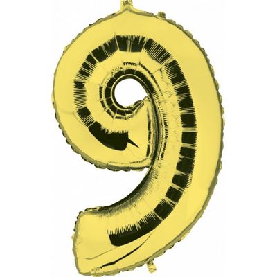9 jaar versiering cijfer ballon