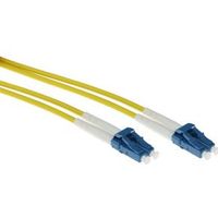 ACT 1.5 meter singlemode 9/125 OS2 duplex armored fiber patch kabel met LC connectoren - thumbnail