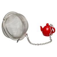 Theefilter bal / thee-ei - RVS - theepot - D5 cm - theezeef - voor losse thee of kruiden