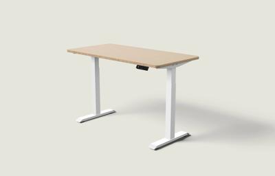 Desktronic HomeOne bureau - Wit / Bamboe / 140x70 cm