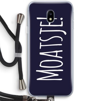 Moatsje!: Samsung Galaxy J3 (2017) Transparant Hoesje met koord