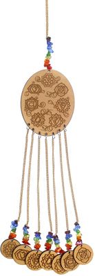 Hanging Wood - Laser Engraved - 7 Chakras