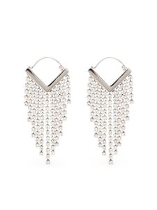 ISABEL MARANT boucles d'oreilles pendantes Melting - Argent