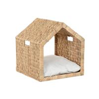 Huisdierbed Home ESPRIT Crème Natuurlijk Metaal Waterhyacint 43 x 43 x 46 cm Huisdierbed Home ESPRIT Crème Natuurlijk Metaal Waterhyacint 43 x 43 x 46 cm