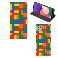 Samsung Galaxy A22 5G | Hoesje met Magneet | Blokken