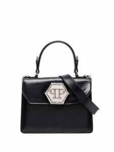 Philipp Plein petit sac cabas Hexagon - Noir