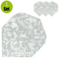 Ruthless Granite Dart Flights - Wit