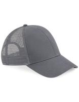 Beechfield CB60 Organic Cotton Trucker Cap - Graphite Grey - One Size