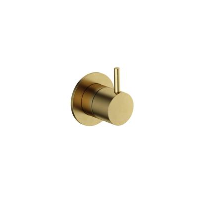 Hotbath Cobber Afbouwdeel - 2-weg omstel - Geborsteld Messing PVD CB111EXTBBP