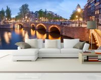 Vlies fotobehang Amsterdamse kanalen - thumbnail