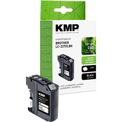 KMP Inktcartridge vervangt Brother LC-227XLBK Compatibel Zwart B55 1531,4001