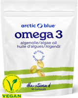 Arctic Blue Omega-3 algenolie DHA Capsules - met vitamine D - thumbnail