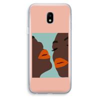 Orange lips: Samsung Galaxy J3 (2017) Transparant Hoesje