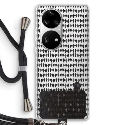 Crazy shapes: Huawei P50 Pro Transparant Hoesje met koord