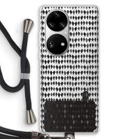 Crazy shapes: Huawei P50 Pro Transparant Hoesje met koord