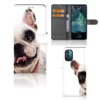 Nokia G11 | G21 | Telefoonhoesje | Met pasjeshouder | Franse Bulldog