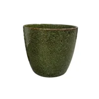 Pot egg bohemian d45.5h41.5cm groen