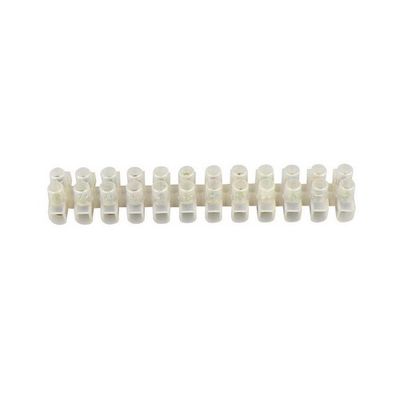 Kroonsteen transparant 6mm² strip 12 polig soepele draad