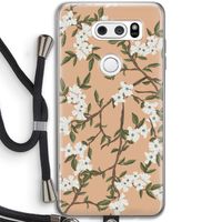 Blossoming spring: LG V30 Transparant Hoesje met koord