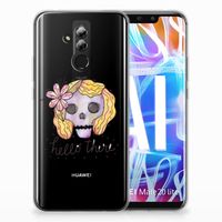 Silicone Back Case Huawei Mate 20 Lite Boho Skull - thumbnail