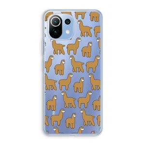 Alpacas: Xiaomi Mi 11 Lite Transparant Hoesje