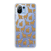 Alpacas: Xiaomi Mi 11 Lite Transparant Hoesje