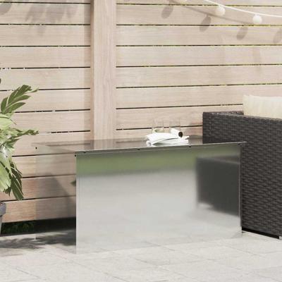 Buitenopslagdoos Zilver 100 x 50.5 x 50 cm Gegalvaniseerd staal