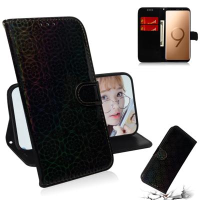Voor Galaxy S9 plus effen kleur kleurrijke magnetische Buckle horizontale Flip PU lederen draagtas met houder & kaartsleuven & portemonnee & Lanyard (