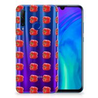 Honor 20 Lite | Siliconen Case | Paprika Red