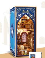 PlayfulMario BookNook Salton Bookstore met verlichting Modelbouw 223 Onderdelen