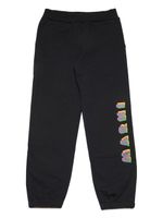 Marni Kids pantalon de jogging à logo imprimé - Noir