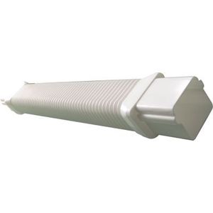 Canalit AC 125 75 flexibel leidingstuk 125X75 wit 9010