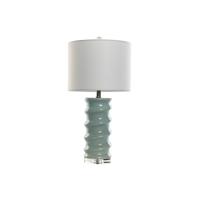 Bureaulamp Home ESPRIT Wit Hemelsblauw 50 W 220 V