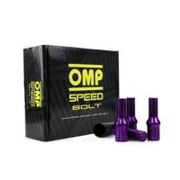 Set Bouten OMP 27 mm Paars 20 uds M12 x 1,50