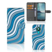 Nokia 3.4 | Telefoon Hoesje | Waves Blue
