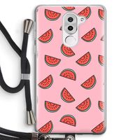 Watermeloen: Honor 6X Transparant Hoesje met koord