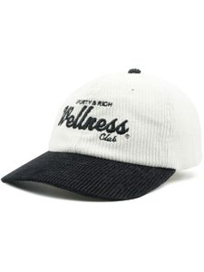 Sporty & Rich casquette Wellness en velours côtelé - Blanc