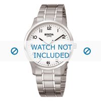 Boccia horlogeband 3595-01 Titanium Zilver 20mm