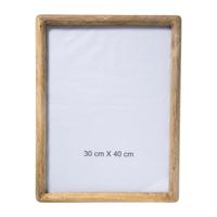Fotolijst hout - bruin - 30x40 cm