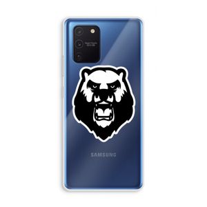 Angry Bear (white): Samsung Galaxy Note 10 Lite Transparant Hoesje